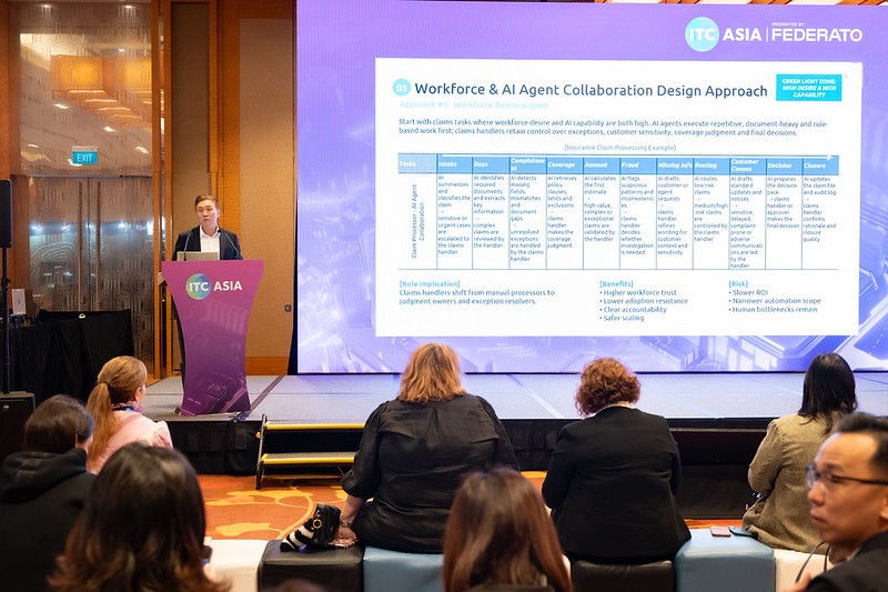 InJun Kim speaking at ITC Asia